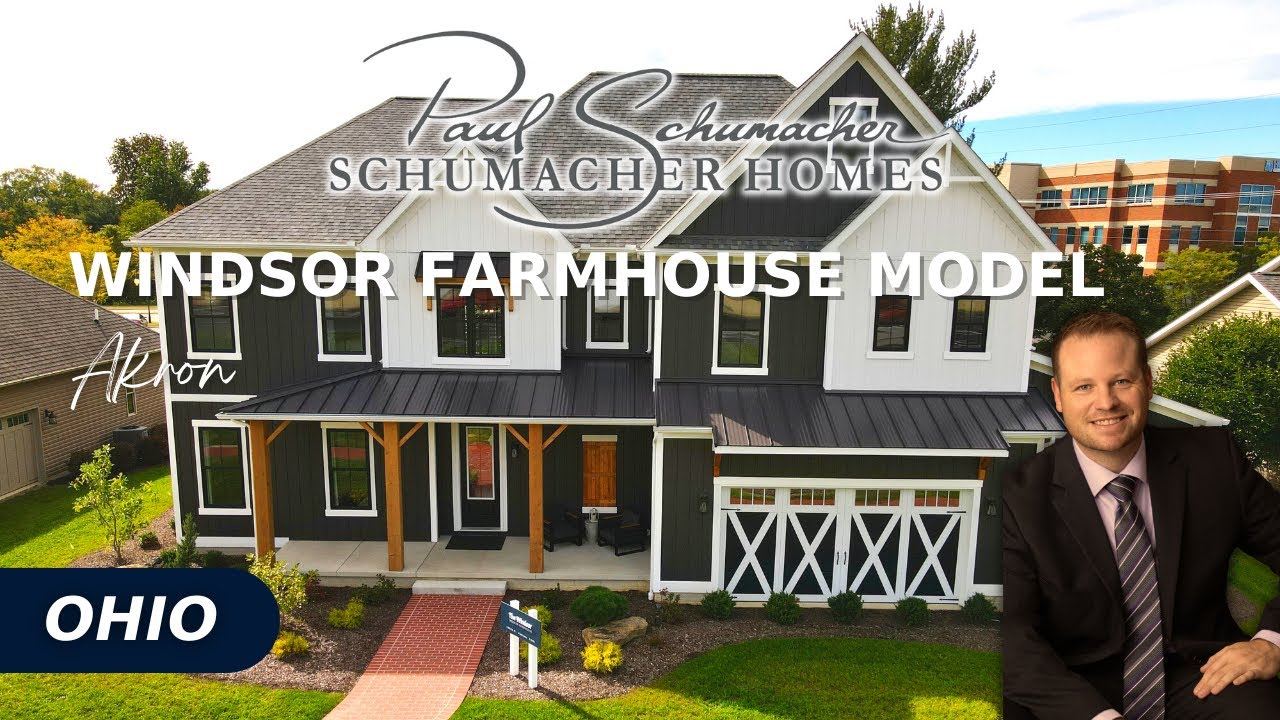 Cleveland, Ohio | Schumacher Homes | 3,383 SF | Windsor Farmhouse