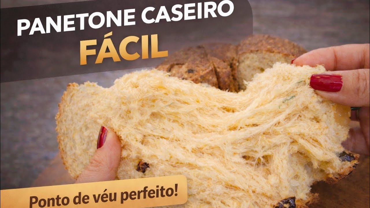  Panetone Caseiro Perfeito – E Ainda Ensino a Fazer a Forma!
