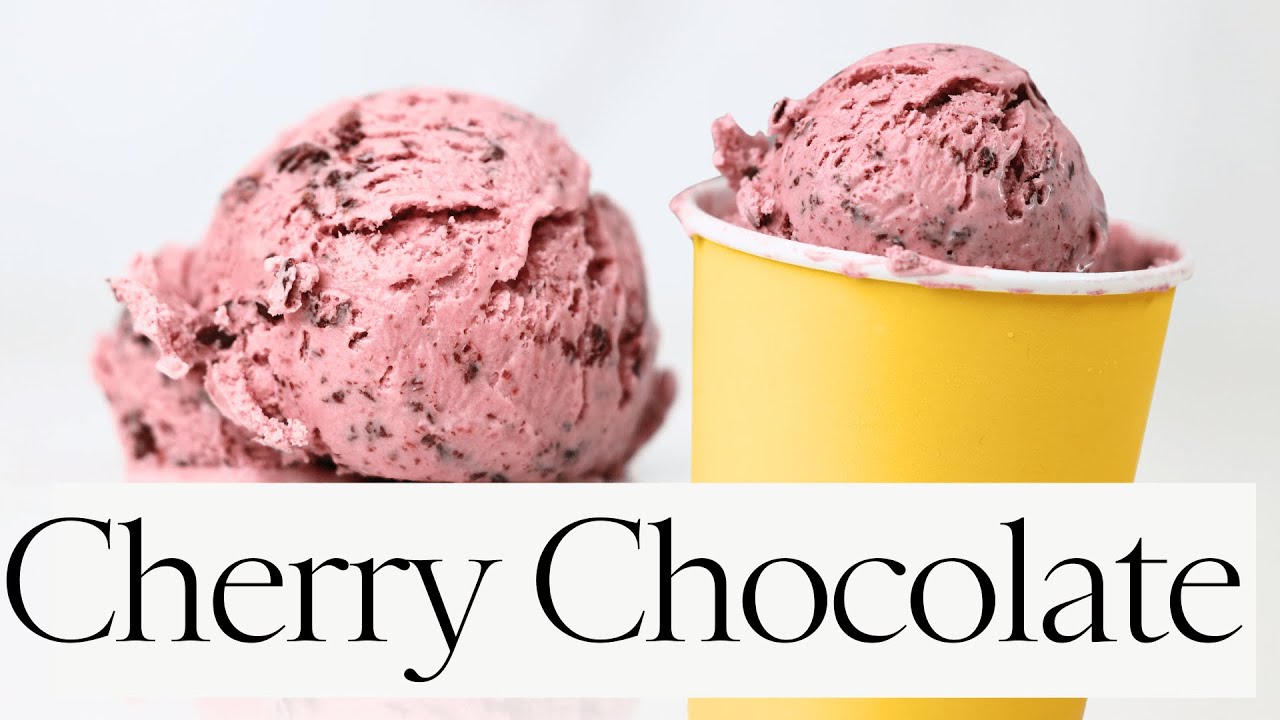 Cherry Chocolate Ice Cream Recipe
