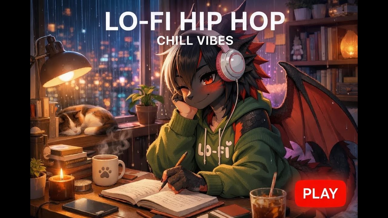 Lofi for Dragon (only) Soft Jazz Ember Nights for Quiet Focus