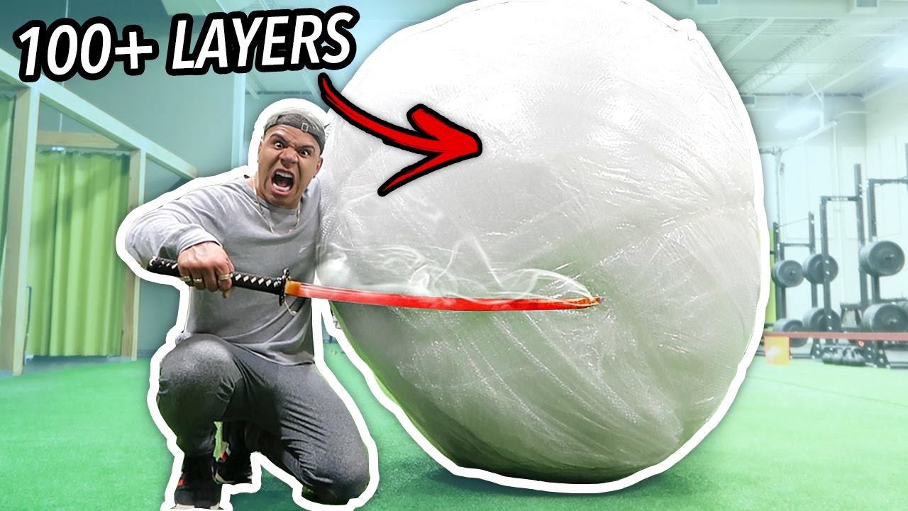 GIANT UNBREAKABLE BUBBLE WRAP BALL (WORLD RECORD 500+ LBS)