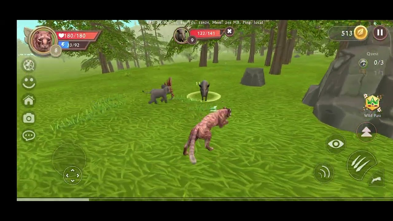 I level up my crouger level 1 to level 100                         #wildcraft