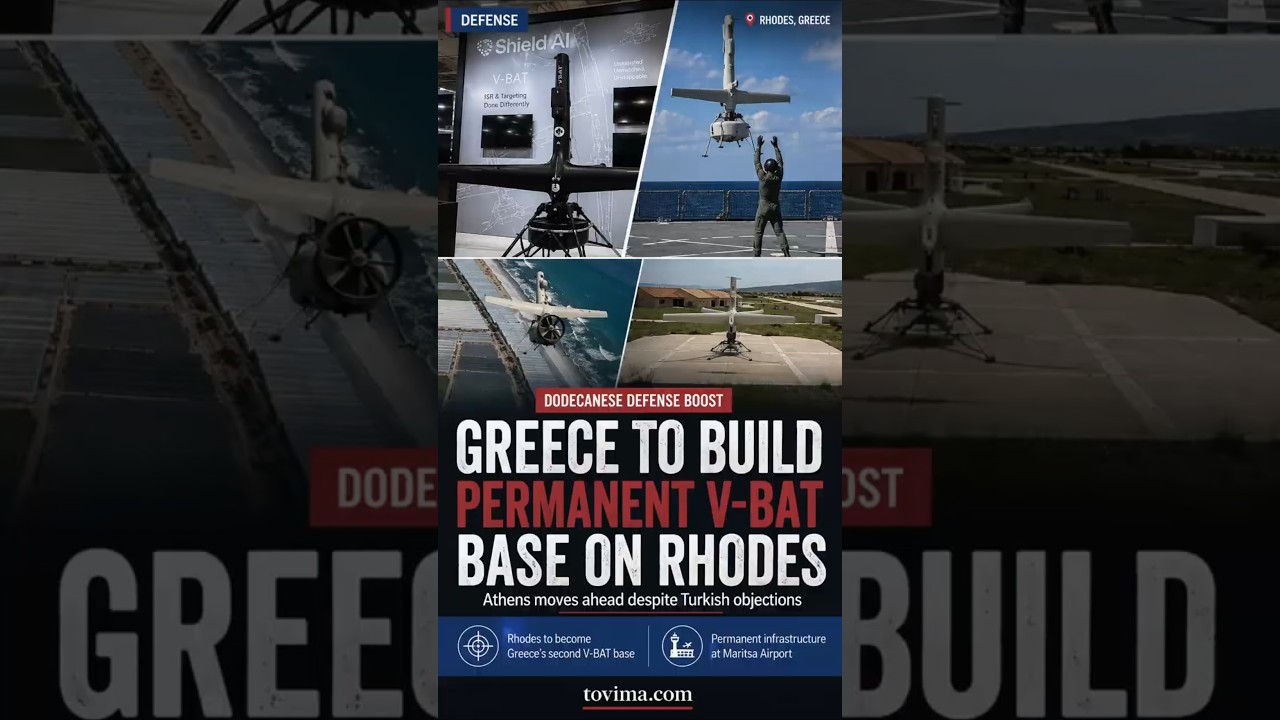 Greece to Build Permanent Military Drone Base on Rhodes