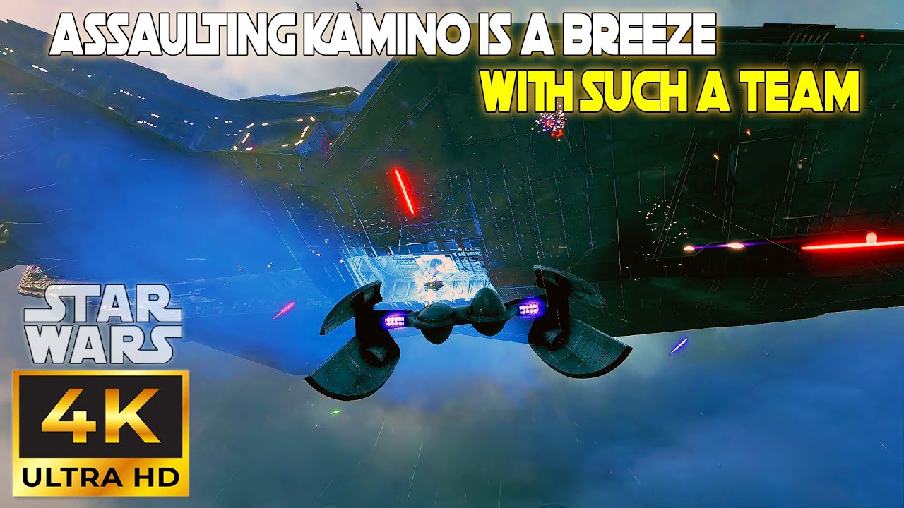 Assaulting Kamino Is a Breeze with Such Team | Star Wars Battlefront 2 | Starfighter Assault [PC 4K]