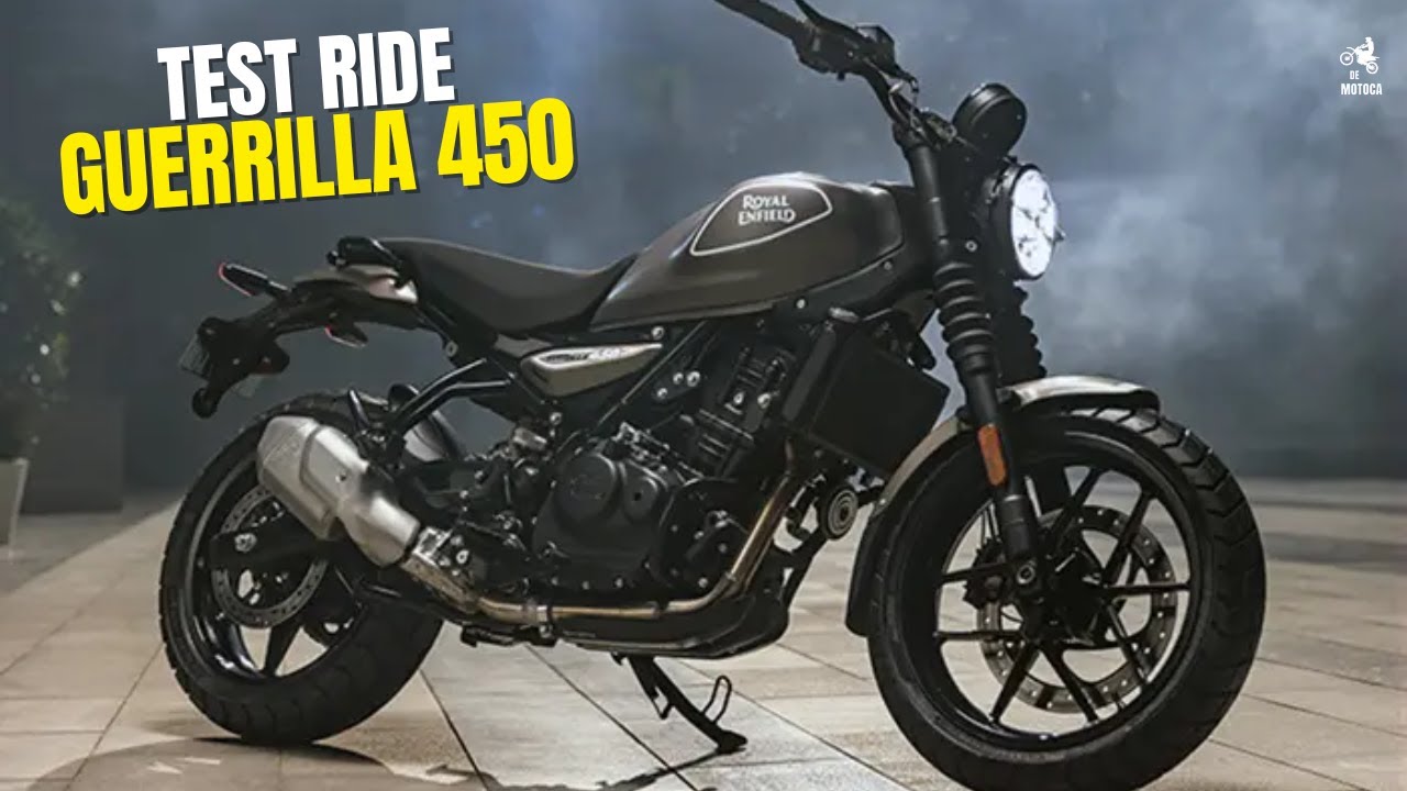 Royal Enfield Guerrilla 450: Detalhes, Test Ride e Comparativo com Himalayan 450!