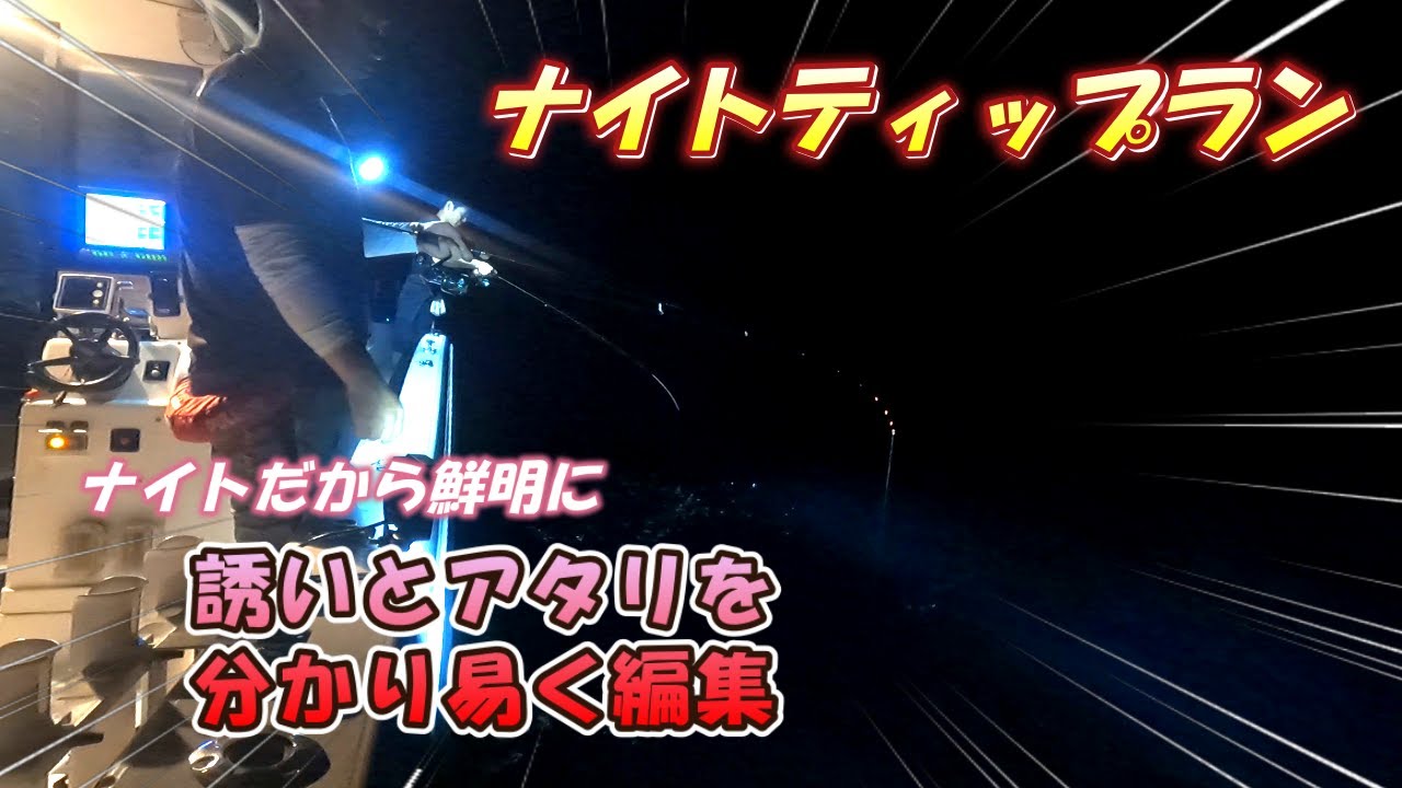 【2022 ナイトティップラン開幕】アオリイカのアタリを分かり易く編集♪