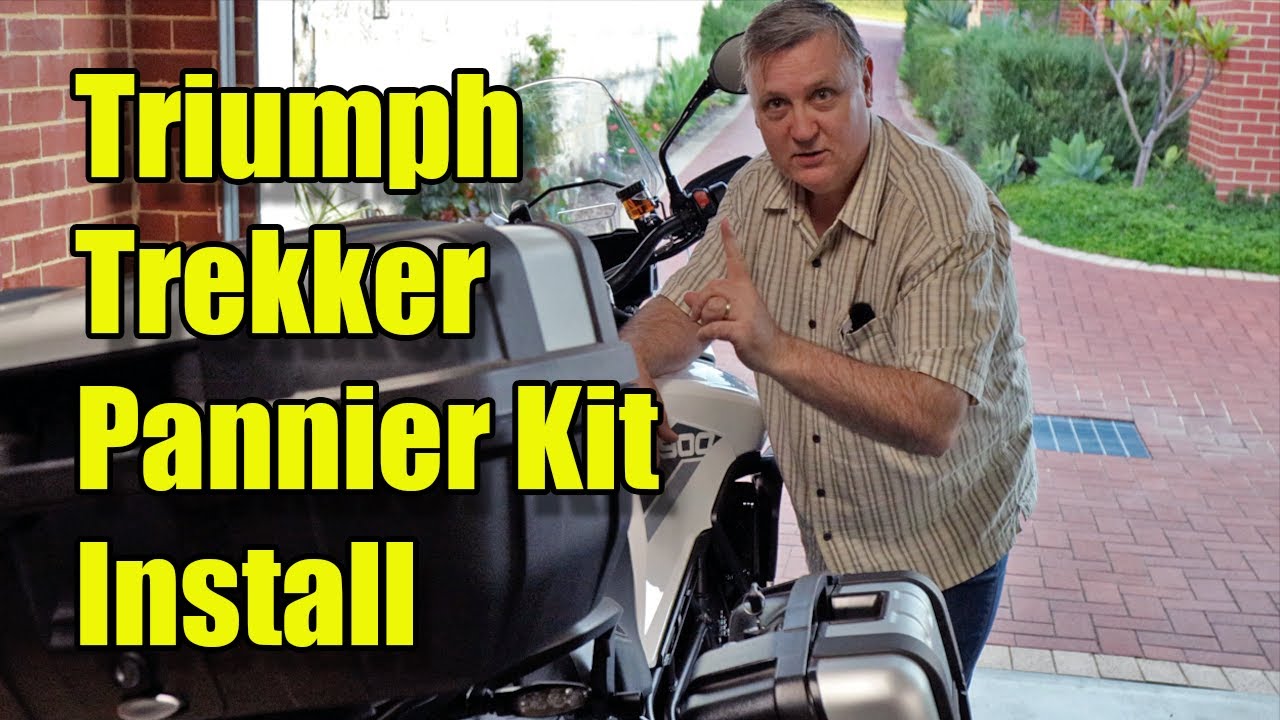 Triumph Trekker Pannier Kit Install