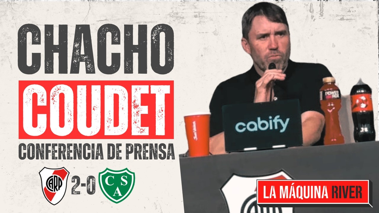 🎙️LA CONFERENCIA DE PRENSA DE EDUARDO COUDET LUEGO DEL TRIUNFO DE RIVER 🆚 SARMIENTO DE JUNÍN
