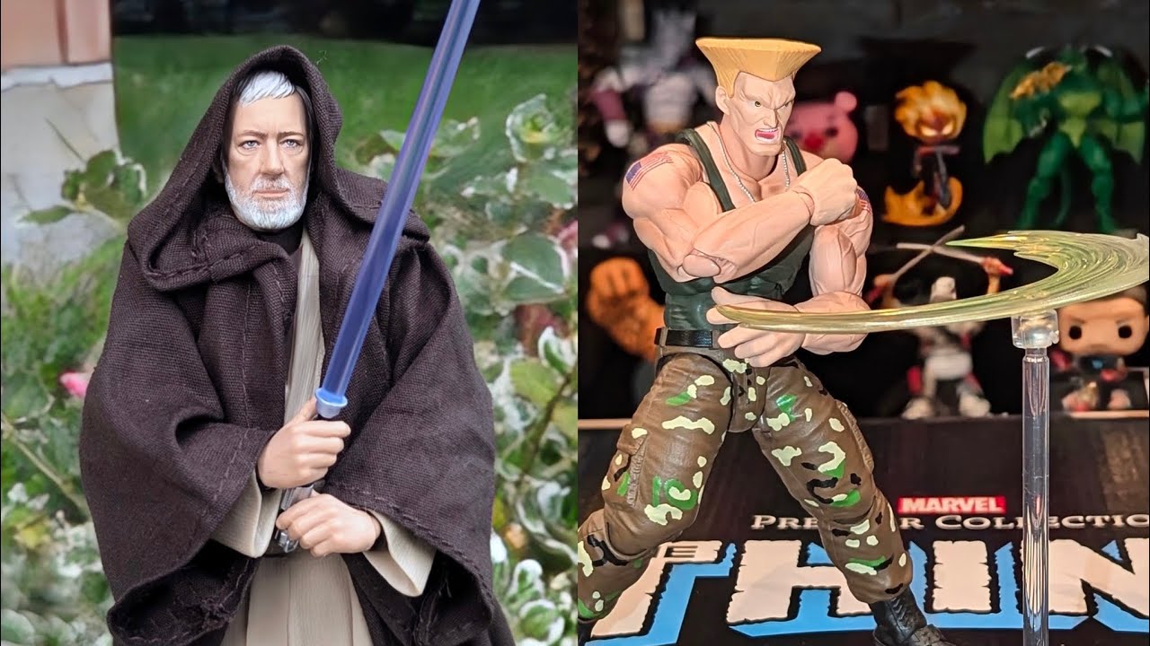 New Sh Figuarts Star Wars Ben Kenobi & Street Fighter Guile action figures in stock at Titan Toyz 