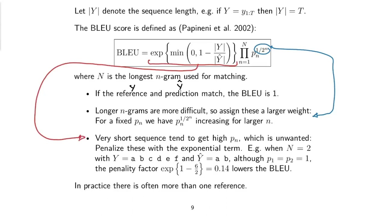 Evaluating machine translation with BLEU (NLP817 10.8)