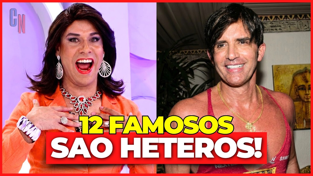 12 ATORES E FAMOSOS QUE SÃO HÉTEROS E VOCÊ NEM IMAGINAVA! 😱