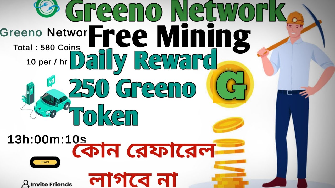 New App Greeno Network Daily Claim 250 Greeno Token Free Mining