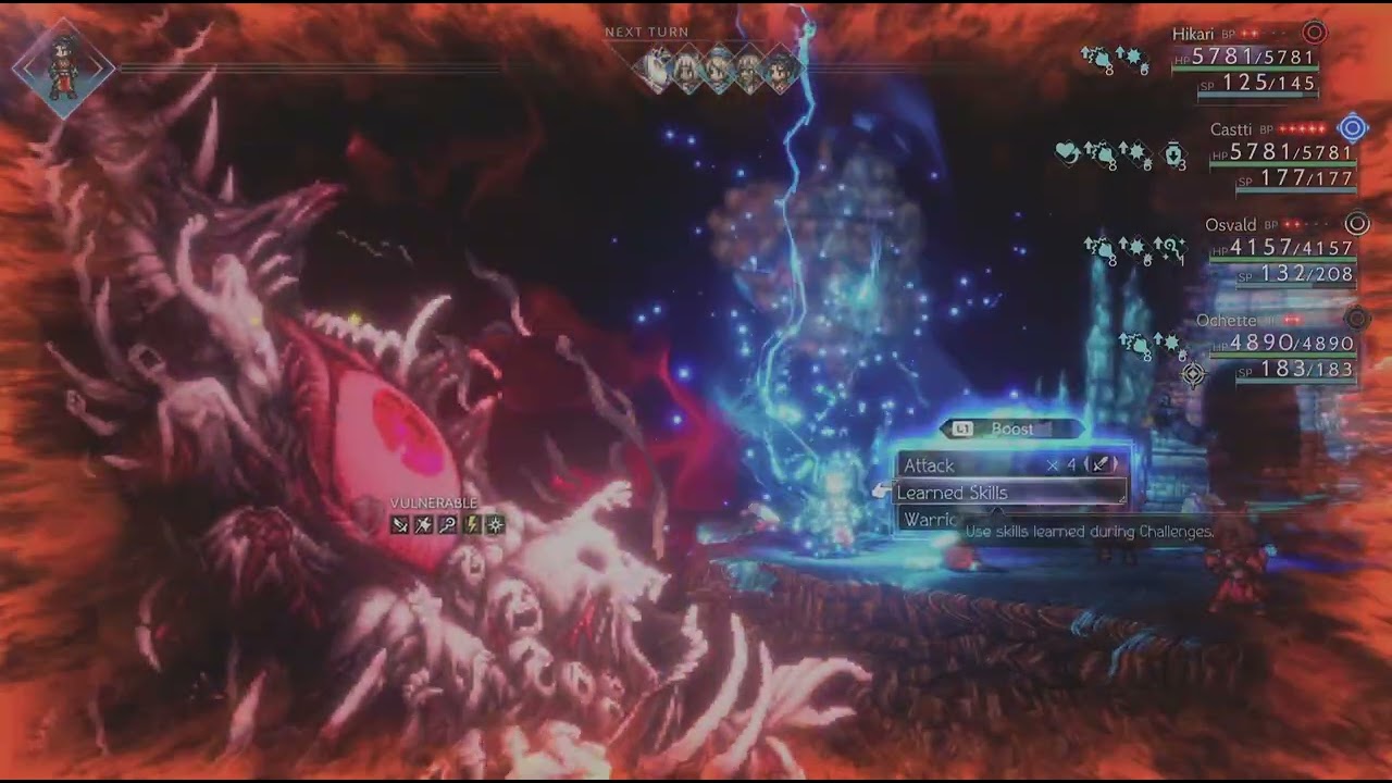 OCTOPATH TRAVELER II Galdera No Damage No Subjobs