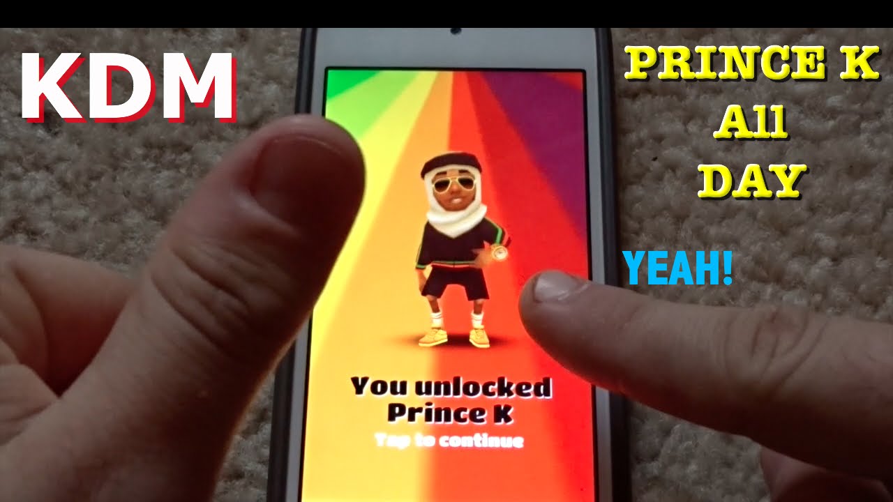Unlocking Prince K on Subway Surfers!