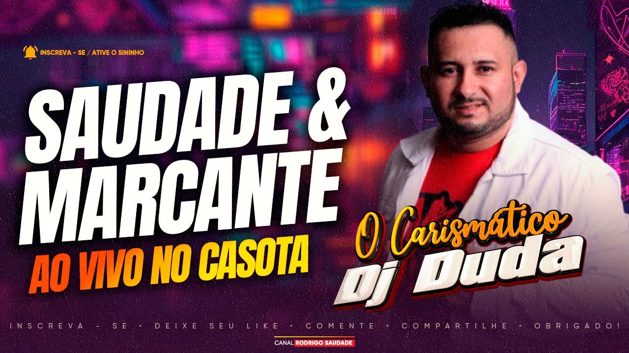DJ DUDA O CARISM&Aacute;TICO AO VIVO NO CASOTA 31 08 2025 I AS MELHORES DA SAUDADE