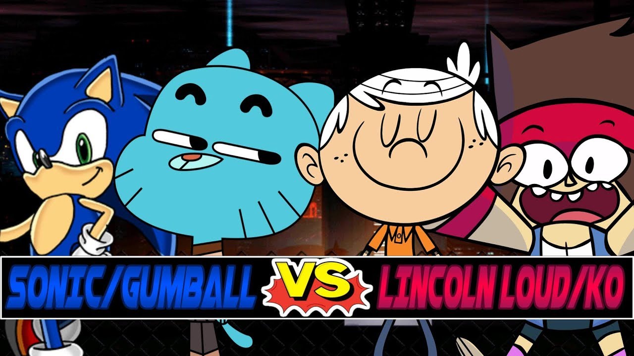 M.U.G.E.N. Battles | Sonic/Gumball Watterson vs Lincoln Loud/KO