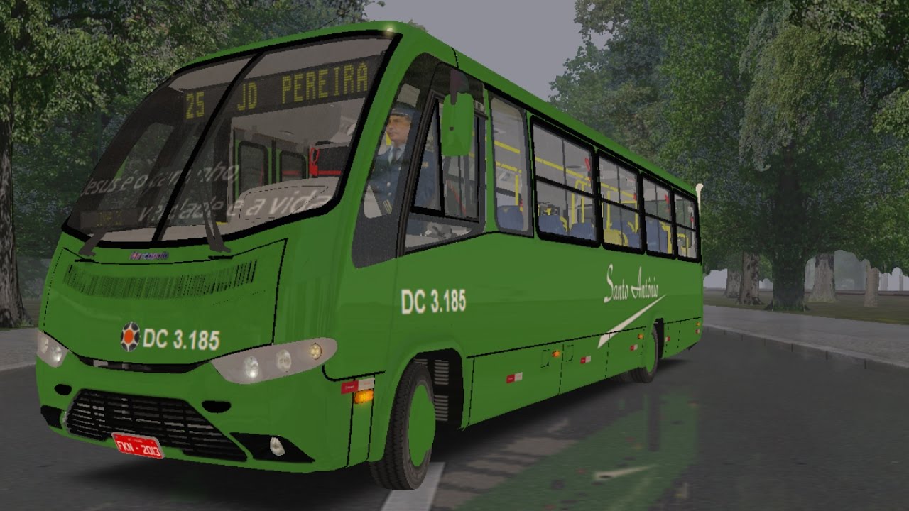 🔴[OMSI 2] Dirigindo Na Chuva O Marcopolo Senior LO-916