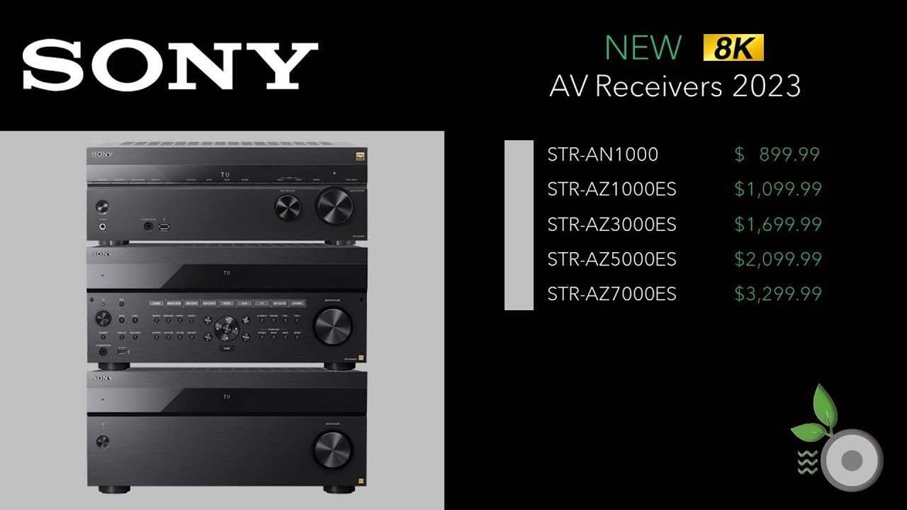 Новые AV-ресиверы Sony 8K 2023 года — STR-AZ7000ES, STR-AZ5000ES, STR-AZ3000ES, STR-AZ1000ES, STR...