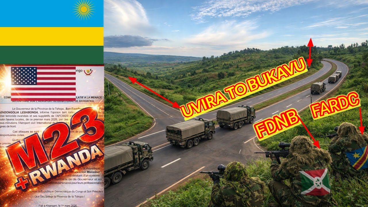 AMAKURU ATEYUBWOBA LE 07/03/2026#FDNB#FARDC BAKOZE#OPERATION#BUKAVU#ARC YAHUNZE#AMERIKA YARAKAYE