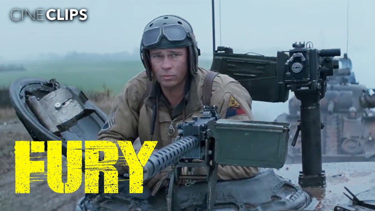 The Deadly Tiger Tank Battle | Fury (2014) | CineClips