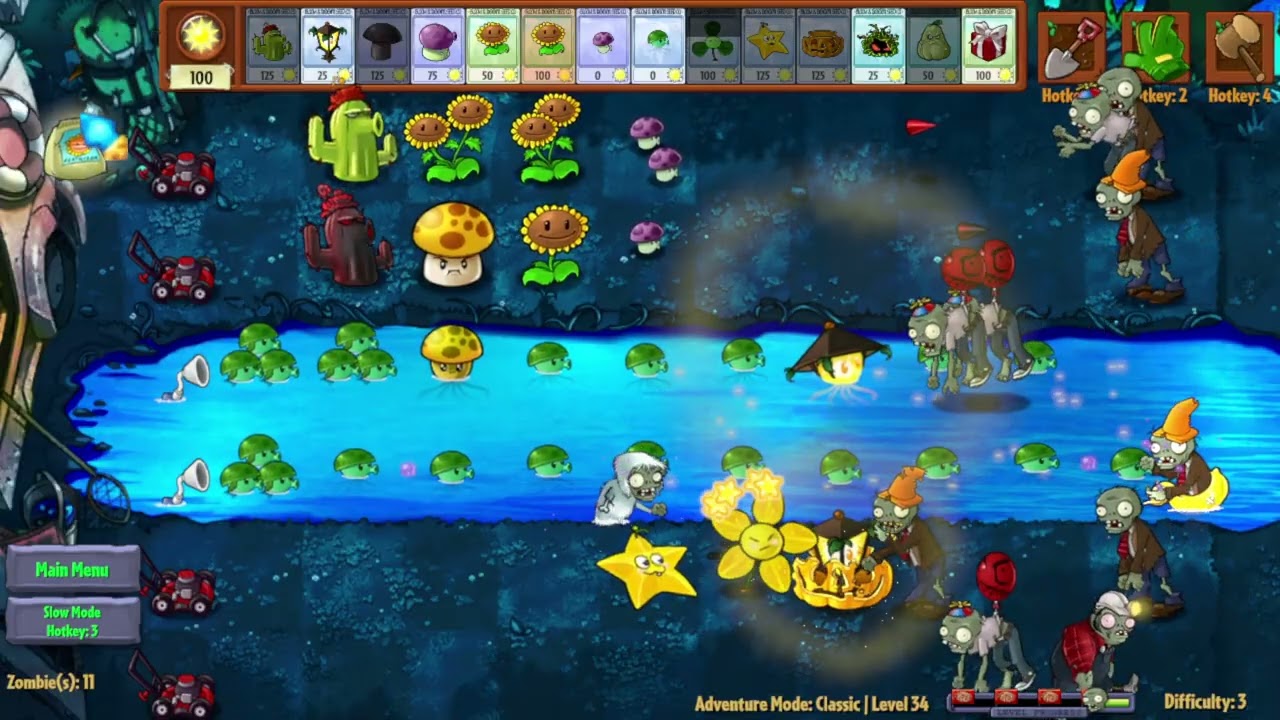 Plants Vs. Zombies Fusion (English) NEW V3.0! | Adventure 4-7