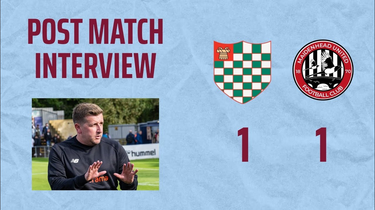 POST MATCH INTERVIEW | James Duncan - Chesham United 1 Maidenhead United 1 - 24th January 2026