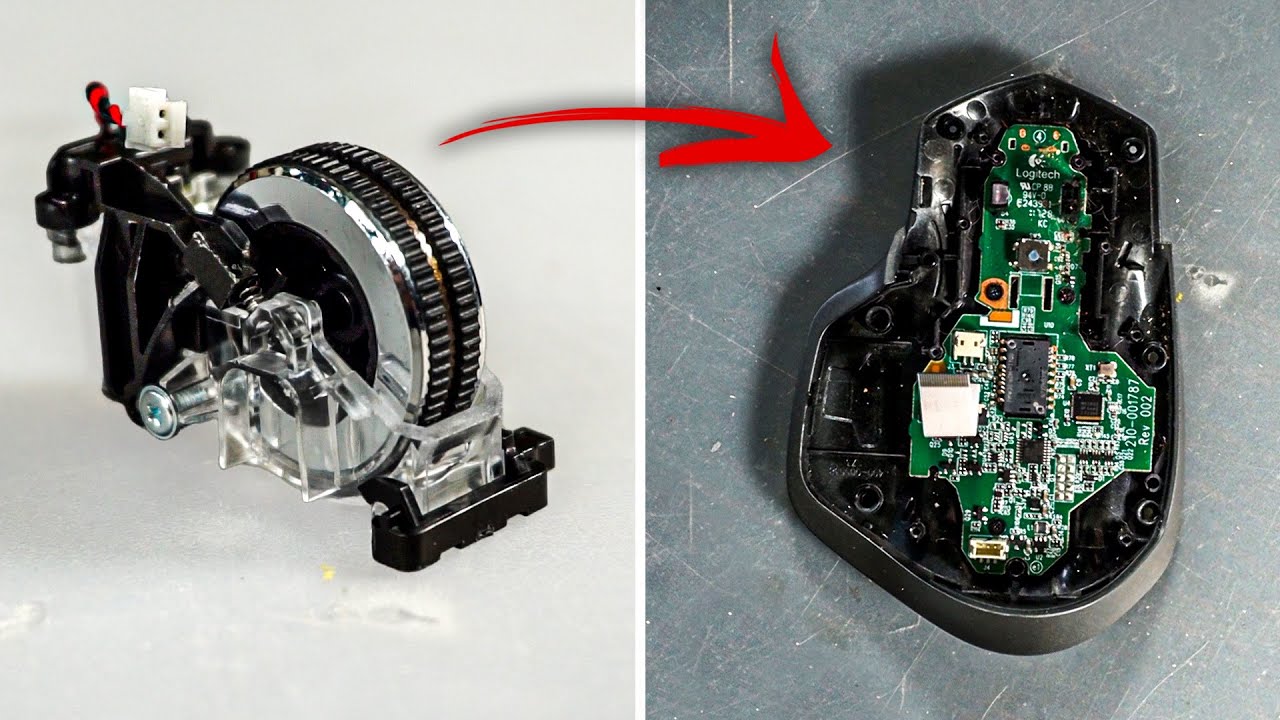 MX Master 1 / 2 / 2S Scroll Wheel Replacement - Disassembly and Fix