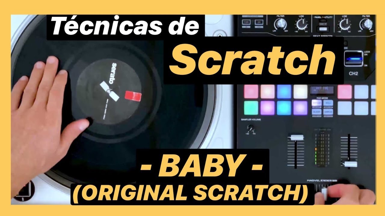 Curso DJ de Scratch_Técnicas de Scratch_Baby (Original Scratch) (DJ Jótatebe) 01👌 🎧