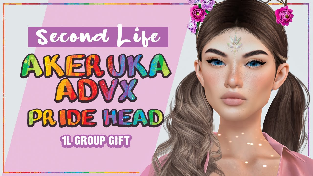 AKERUKA ADVX - PRIDE HEAD - 1L GROUP GIFT - Second Life