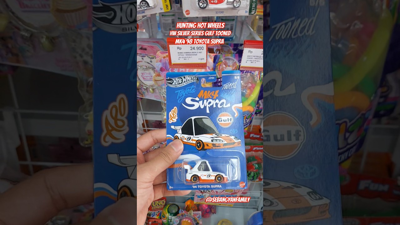 Hunting Hot Wheels Silver Series Tooned Gulf MK4 98 Toyota Supra #hotwheelscollectors #