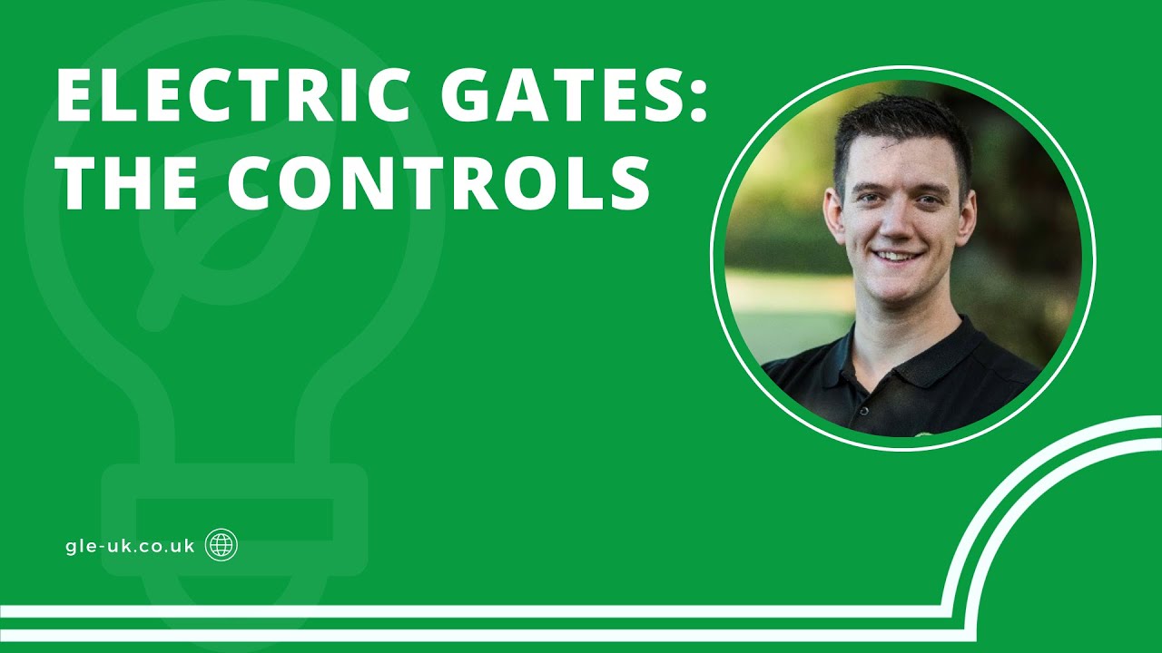 How do you control an electric gate?