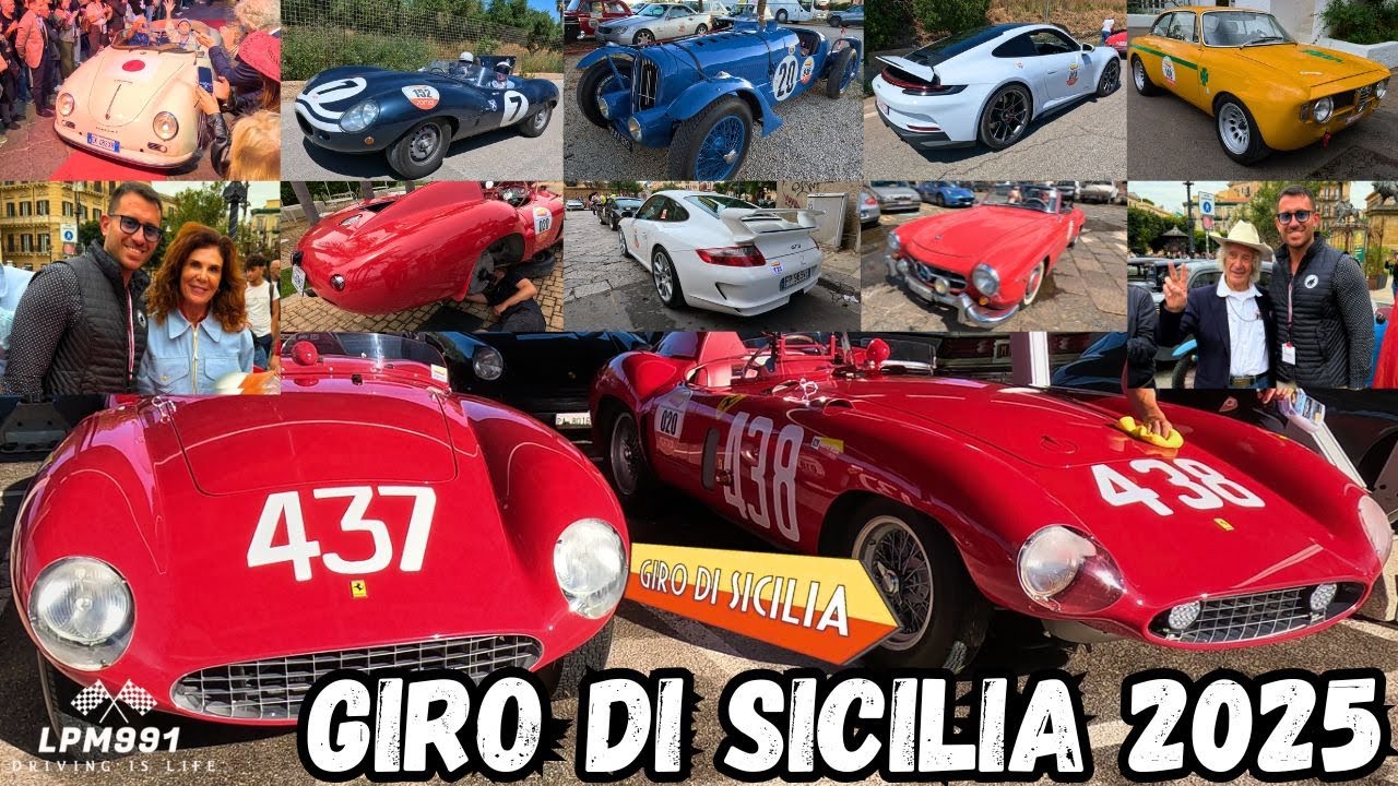 SPETTACOLARE GIRO DI SICILIA 2025! OLTRE 200 AUTO DA PALERMO A PARTINICO, GRAZIE SICILIA!