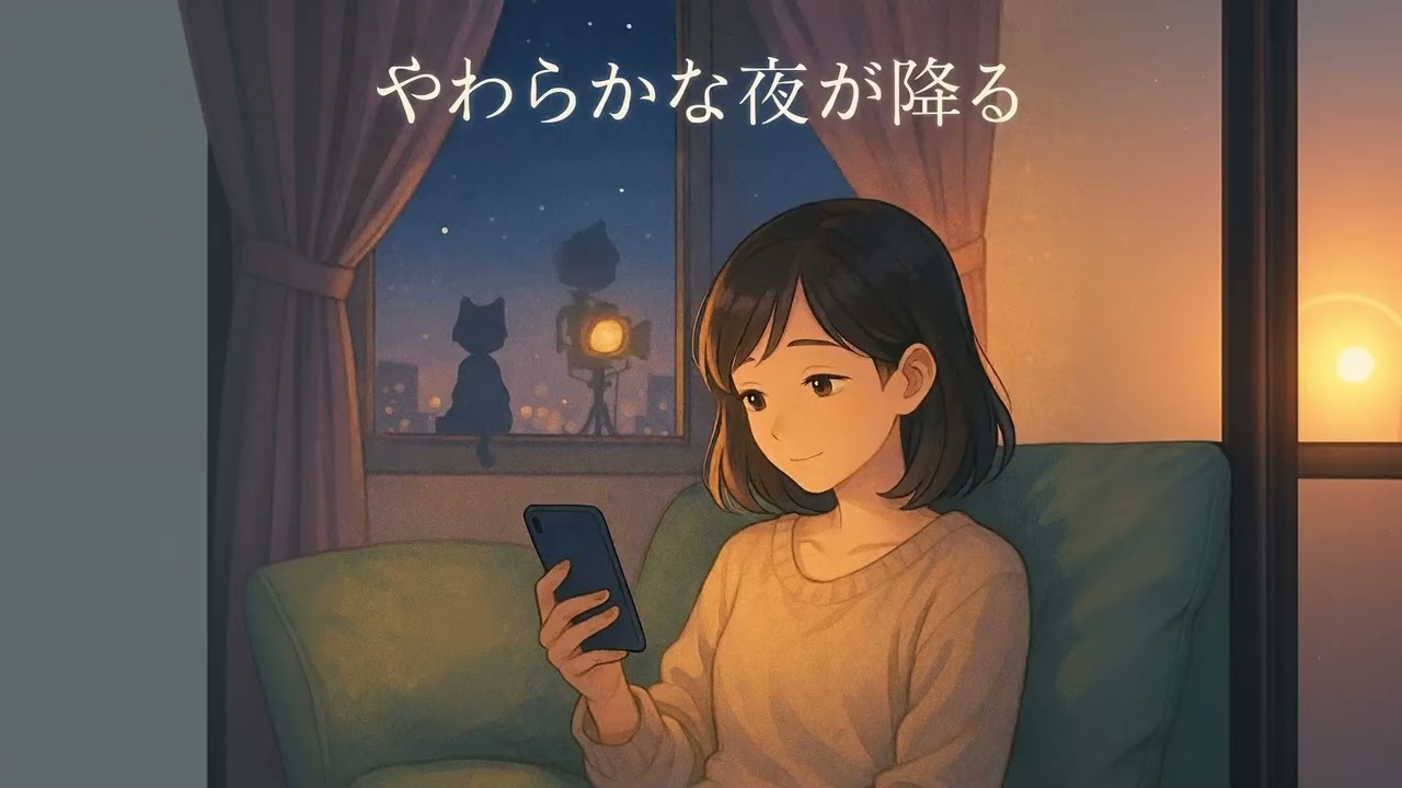 【AI曲】やわらかな夜が降る【AI MUSIC】【SUNO】