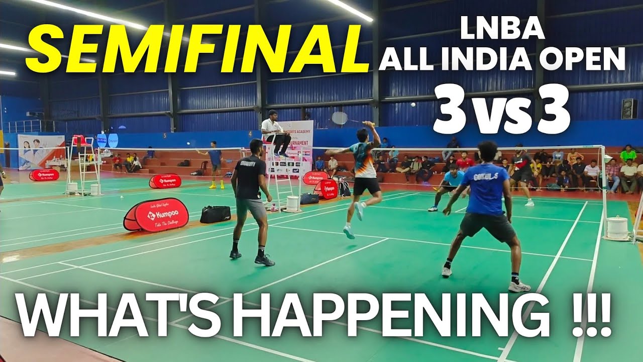 Triples SemiFinal / 3vs3| LNBA ALL INDIA OPEN BADMINTON TOURNAMENT - COIMBATORE