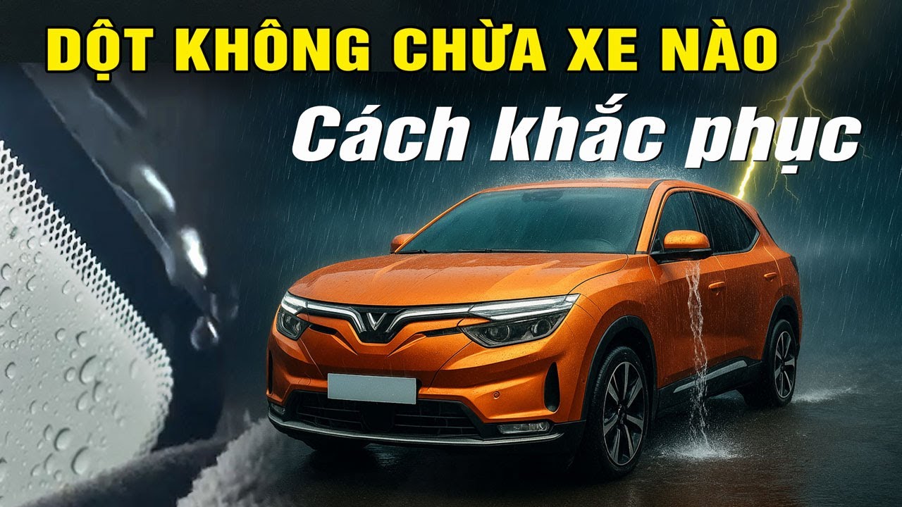 Ô tô bị dột: Nguyên nhân và cách khắc phục