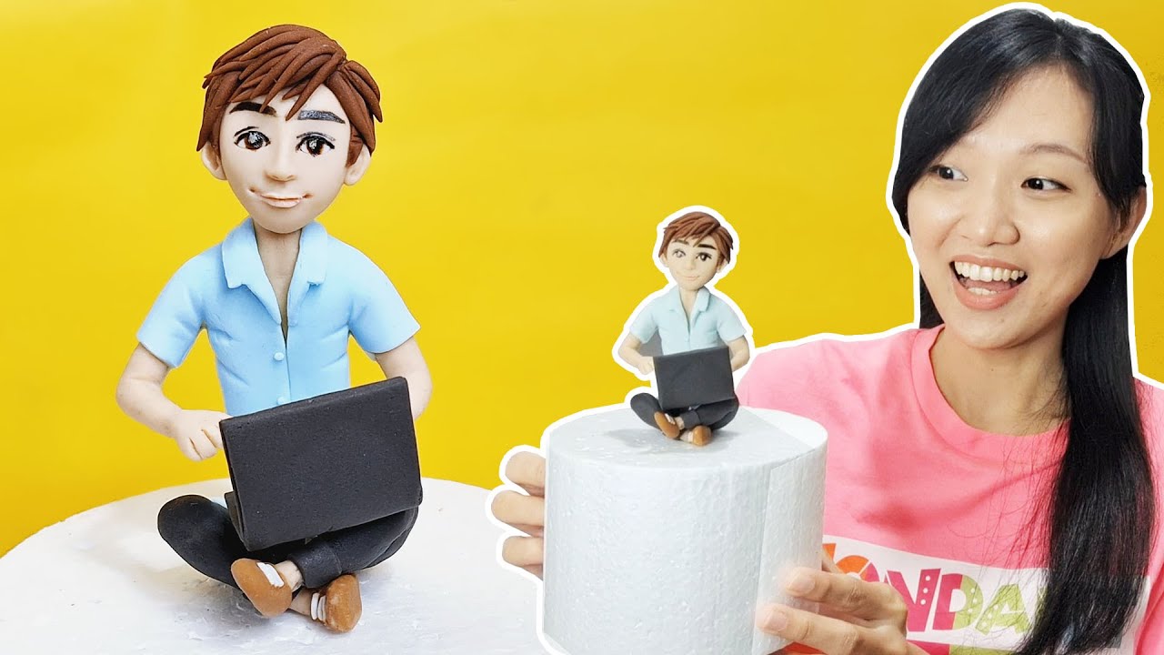 Making A Man Cake Topper