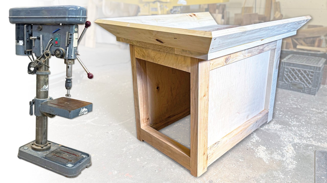 The Ultimate Drill Press Stand: Sturdy Storage Solutions
