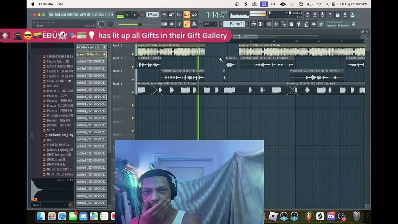 jace records “Money Up” / “Honest” (TikTok Live)