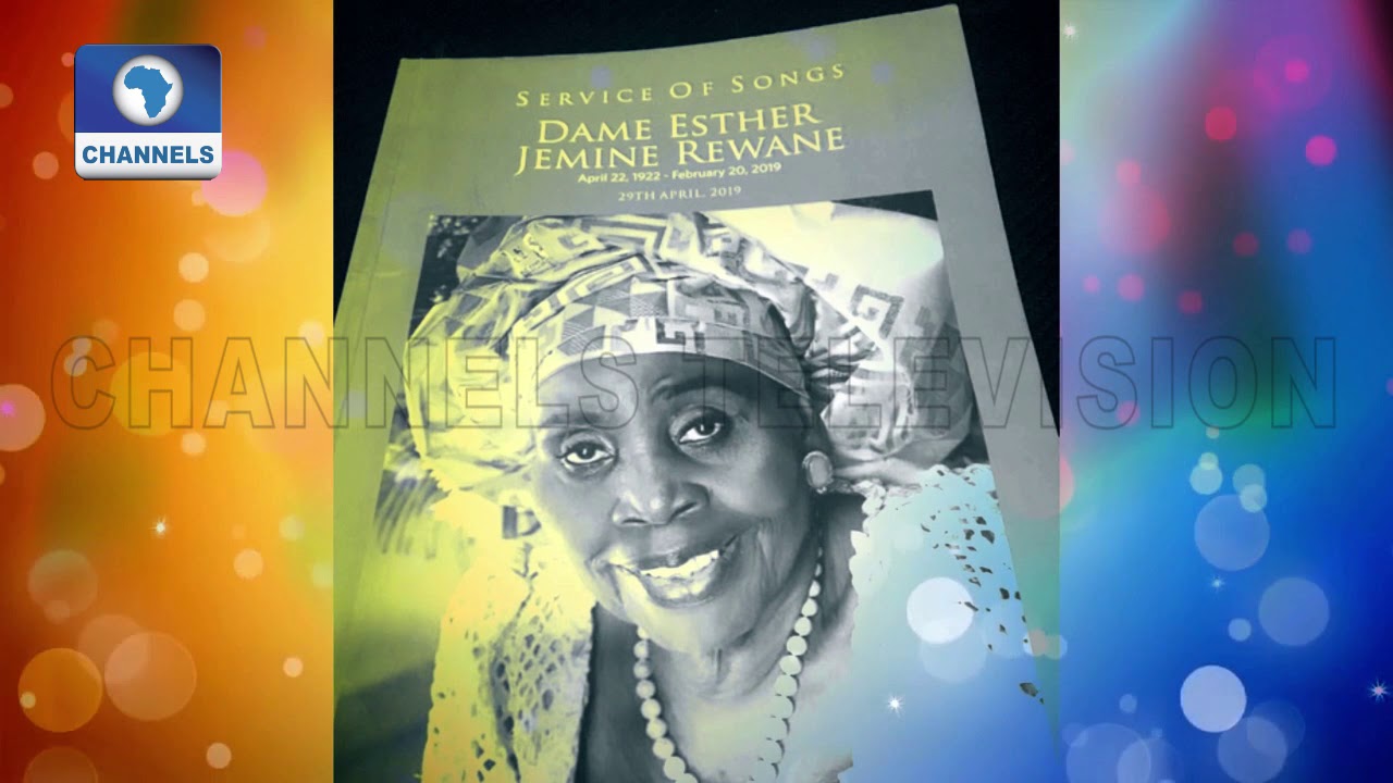 Rewane Family Buries Mum, Dame Esther Jemine Rewane |Metrofile|