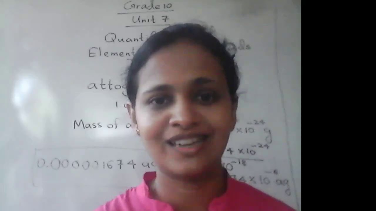 Science English Medium Grade 10   Relative atomic mass