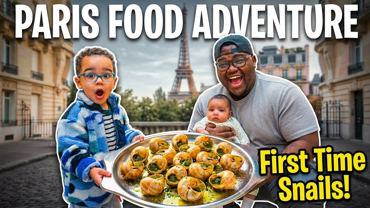 Family Trip to Paris 🇫🇷 | First Time Trying Snails!