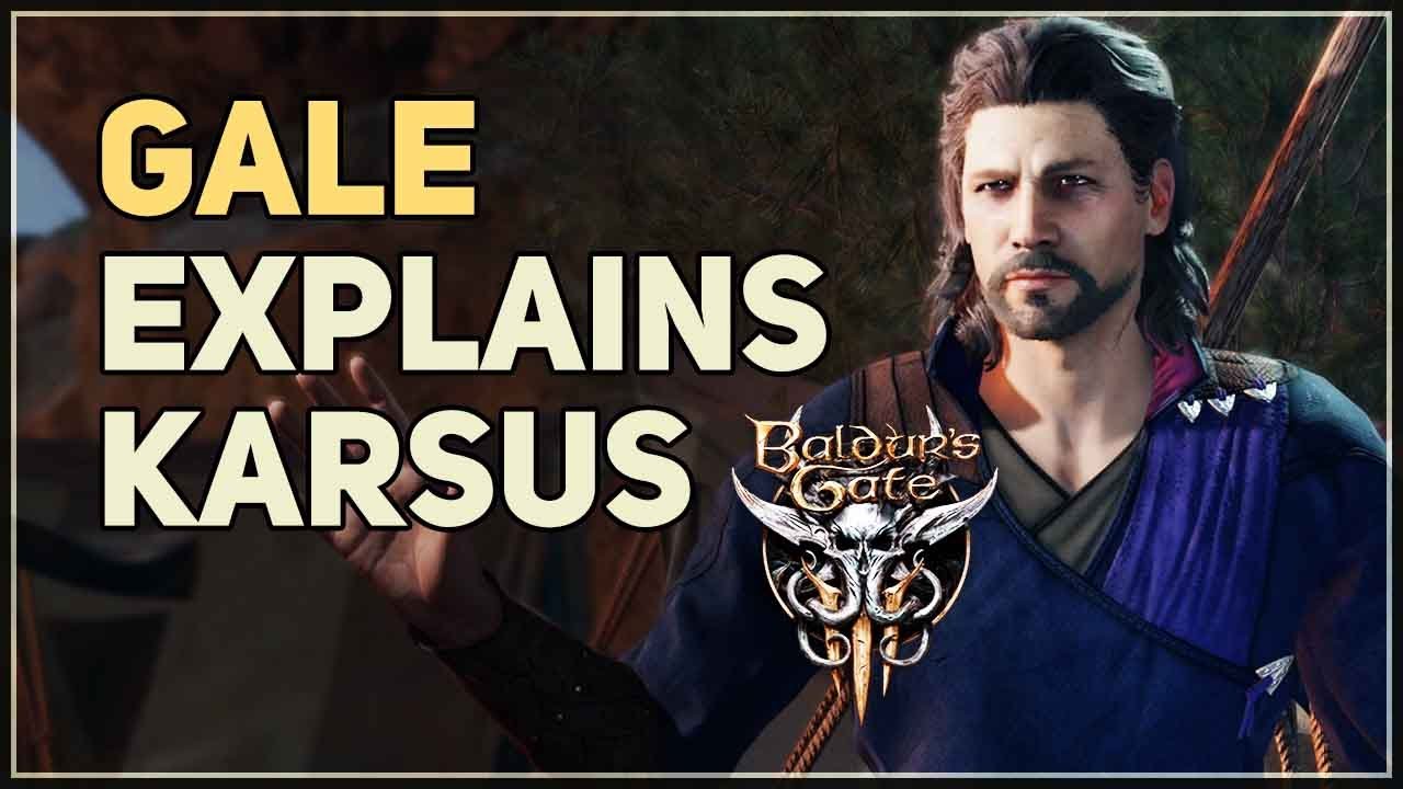 Гейл объясняет Карсус Baldur's Gate 3