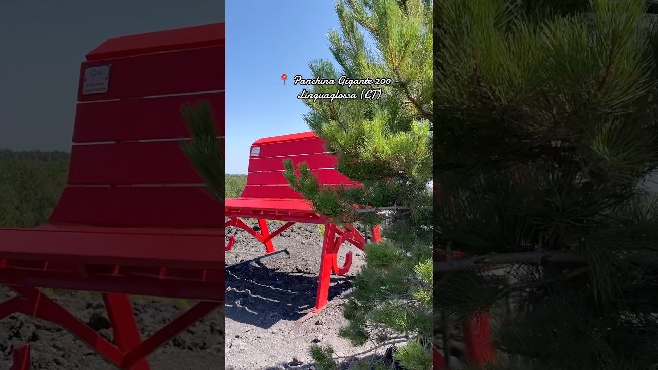 📍 Panchina Gigante 200 - Linguaglossa #sicilia #contentcreatoritalia #etna #panchinagigante