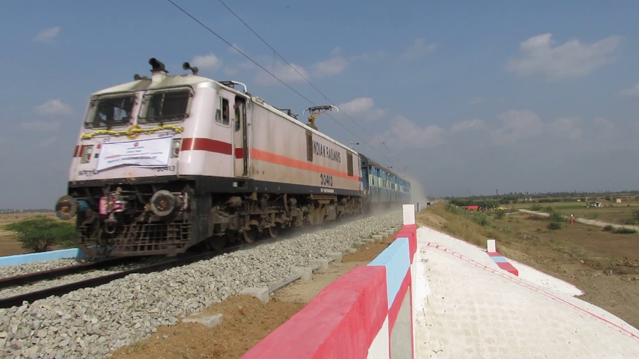 CRS  High Speed Inspection Of Takkolam Arrakonam New line!