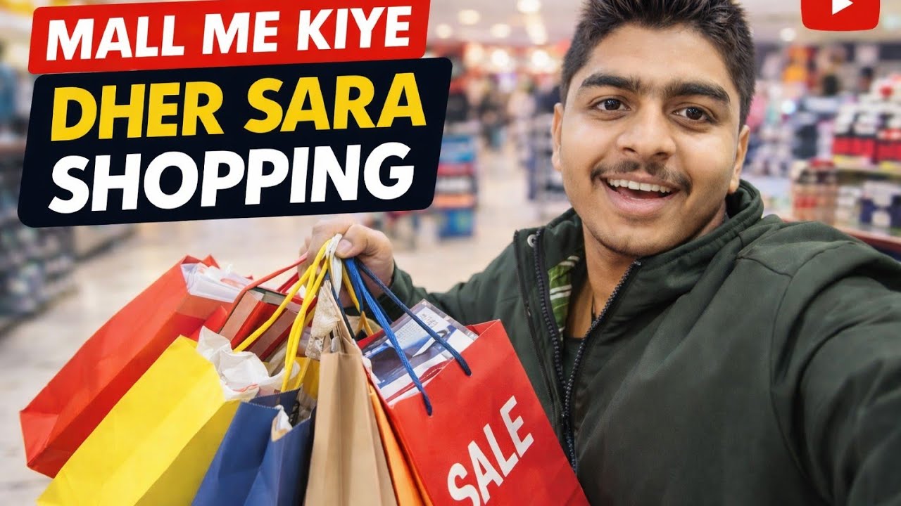 Aaj mall me kiye dher sara shopping 🛍️