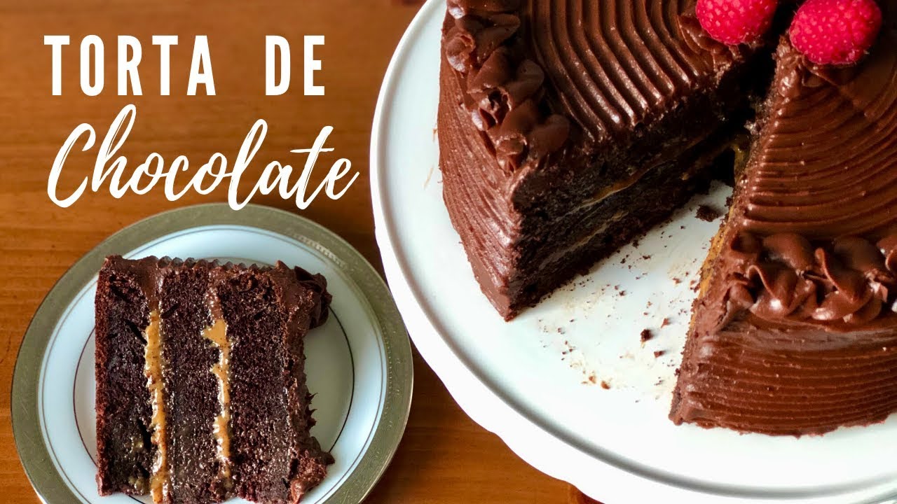 TORTA HÚMEDA DE CHOCOLATE 😍 Relleno de dulce de leche y fudge😋 | The Best Moist Chocolate Cake