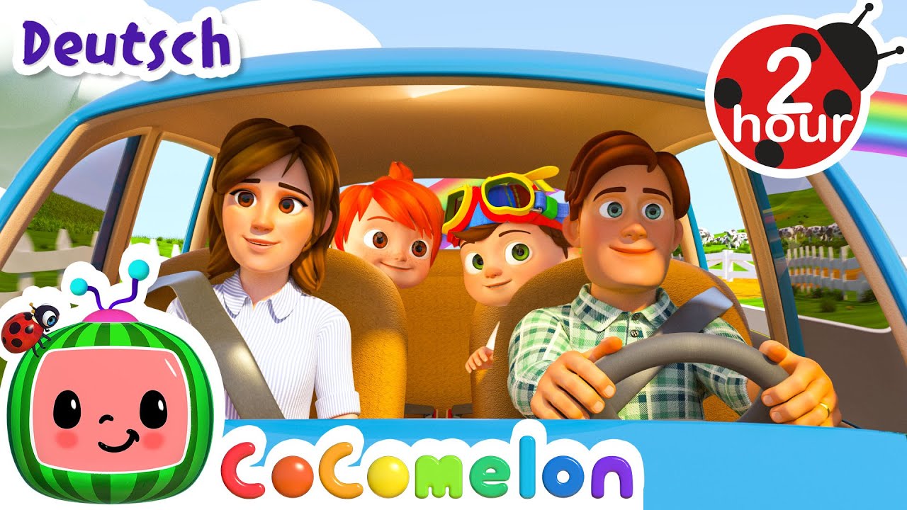 Sind wir bald da | CoComelon Deutsch | Cartoons und Kinderlieder