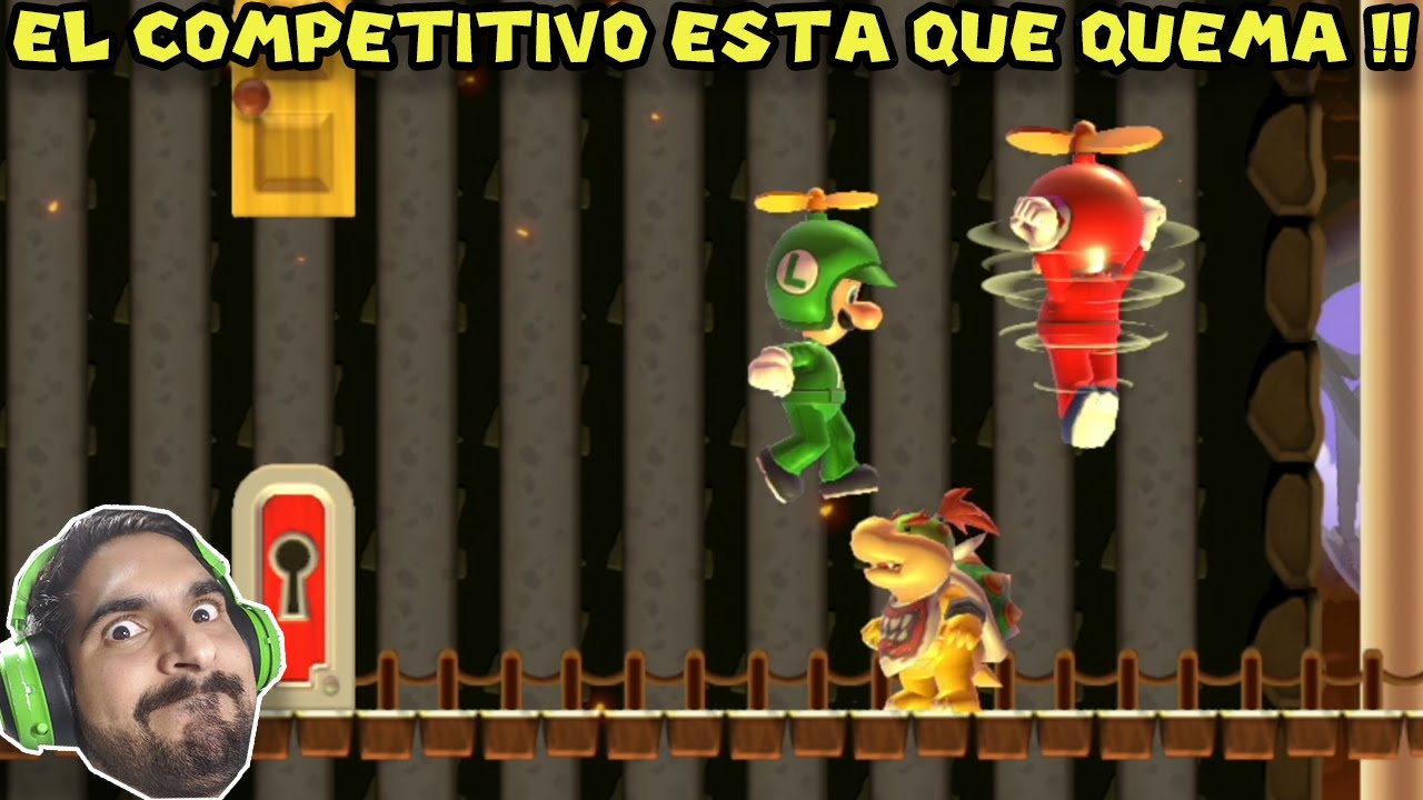 EL COMPETITIVO ESTÁ QUE QUEMA !! - Mario Maker 2 Competitivo con Pepe el Mago (#29)