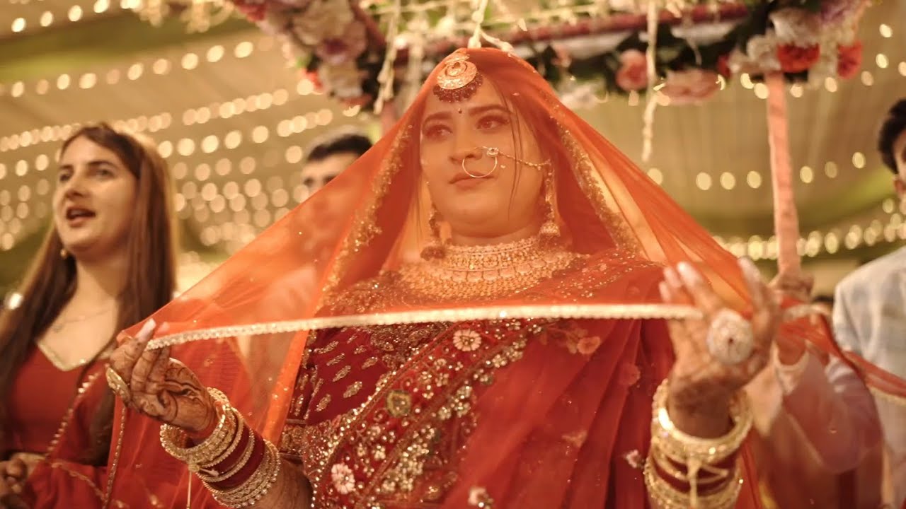 MY BRIDAL ENTRY | Ambika weds Ankur 🧿❤️ #love #wedding #himachaliwedding #bridalentrysong #bride 