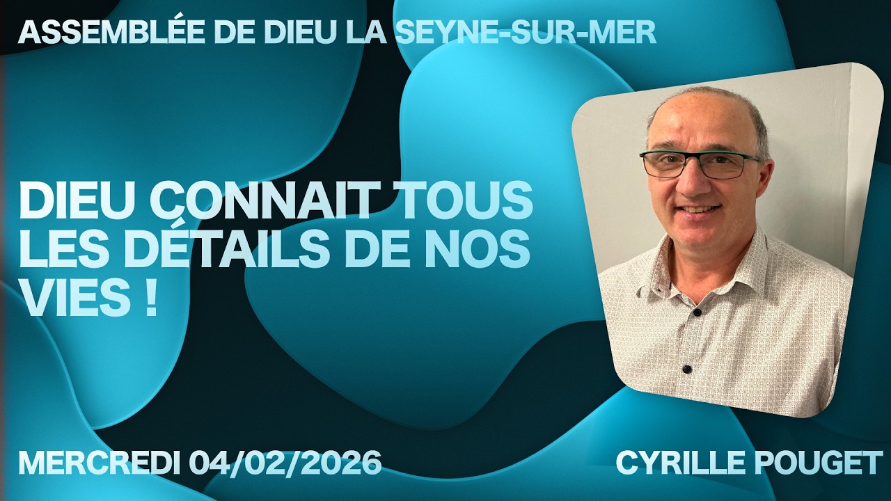 Dieu connait tous les détails de nos vies !